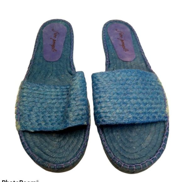 Free People Shoes - Free People  Beach Front Espadrille Slides  NEW
